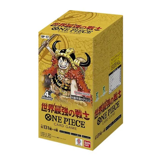 OP-17 THE WORLD’S STRONGEST WARRIORS - BOOSTER BOX 24 BUSTE (JAP)